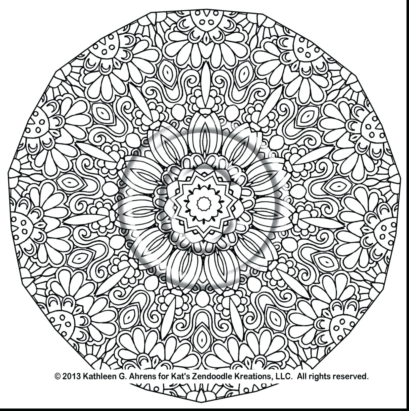 1644x1650 Awesome Advanced Mandala Coloring Pages Celtic Mandala