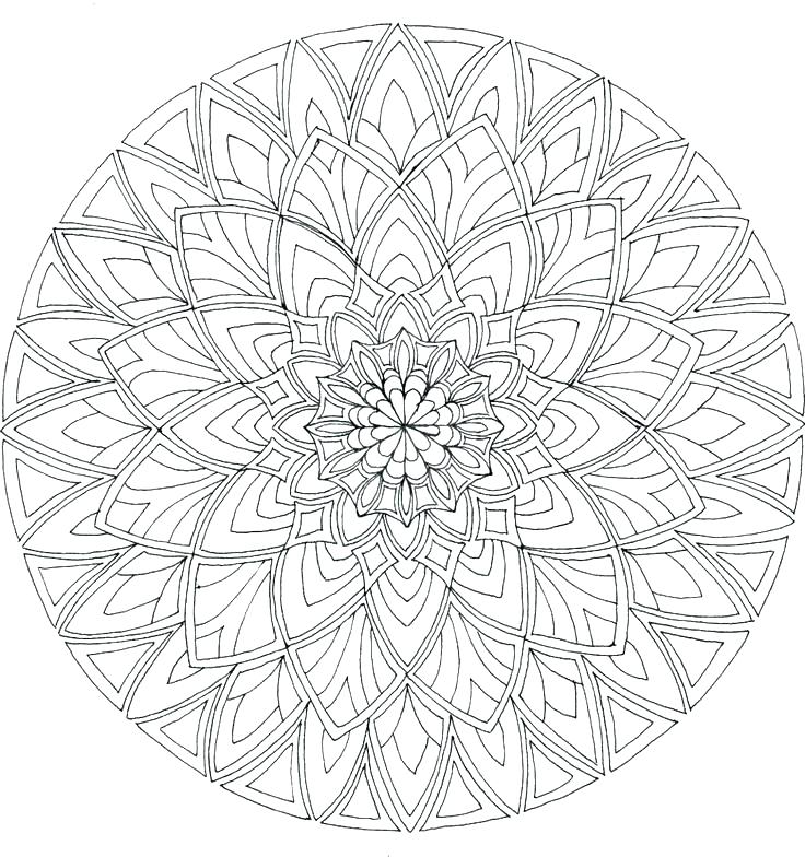 736x784 Free Online Mandalas Coloring Pages Mandala Printable Coloring