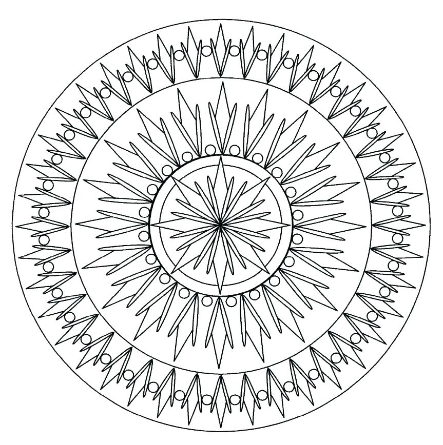 863x868 Animal Mandala Coloring Pages Online Cool Advanced In Site With P