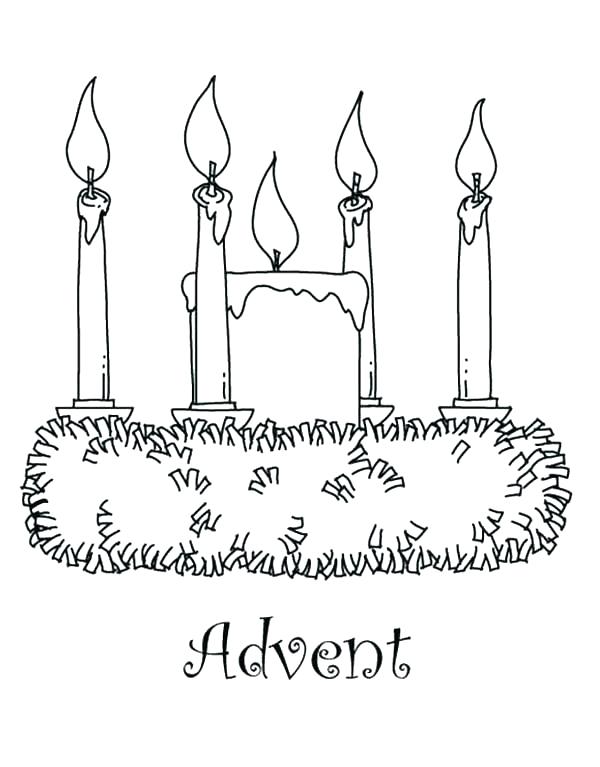 600x767 Advent Coloring Pages Advent Coloring Sheets Candle Coloring Sheet