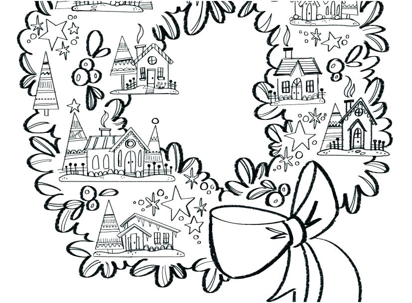 827x609 Advent Coloring Pages