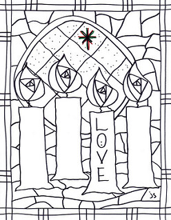 248x320 Advent Coloring Pages