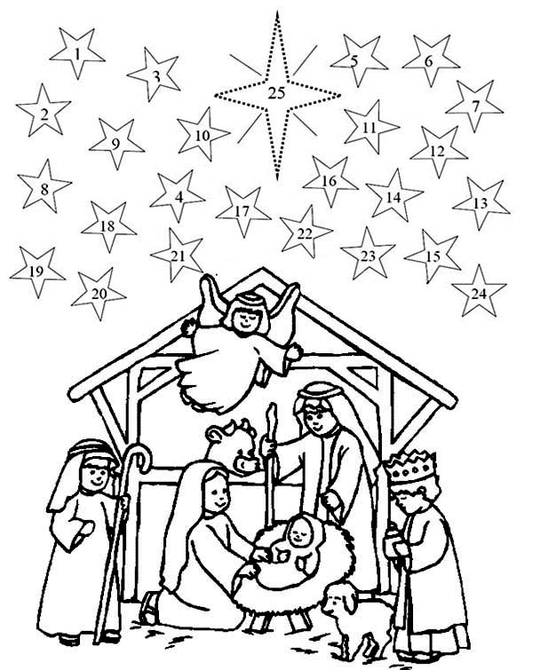 600x755 Advent Coloring Page