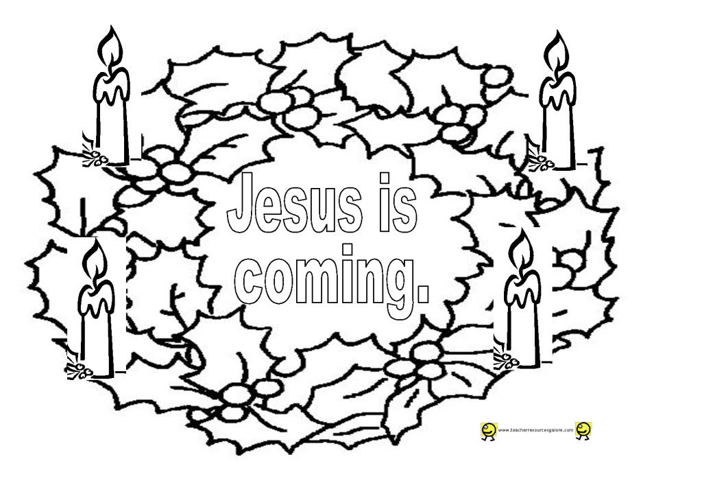 1024x723 Advent Coloring Pages