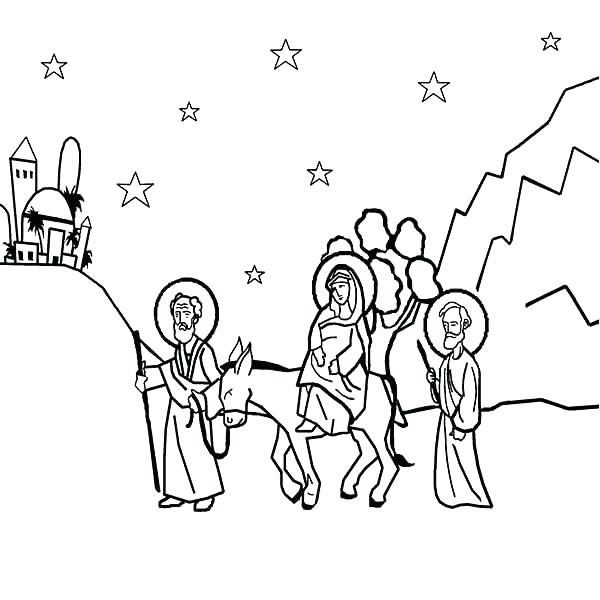 600x600 Advent Coloring Pages Advent Coloring Pages Night Of Nativity