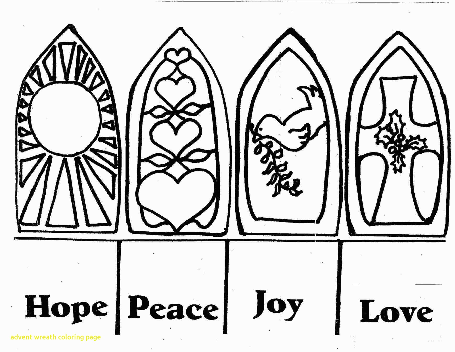 1738x1343 Advent Wreath Coloring Page