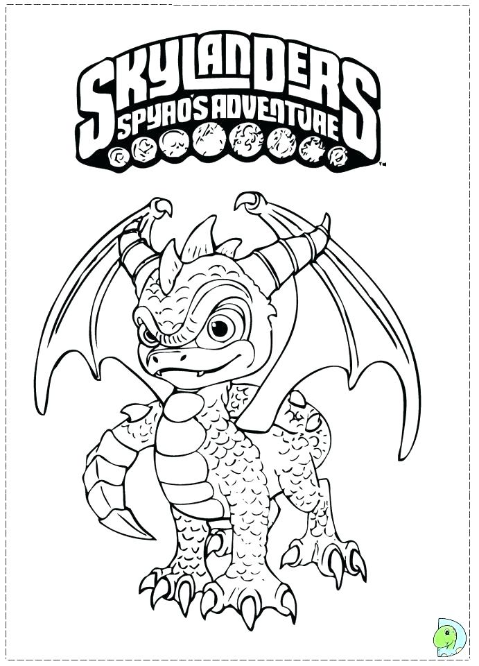691x960 Coloring Pages Of Skylanders With O D Colouring Pages Adventure