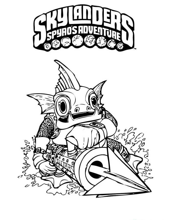 700x900 Skylanders Spyros Adventure Coloring Pages Skylanders Coloring