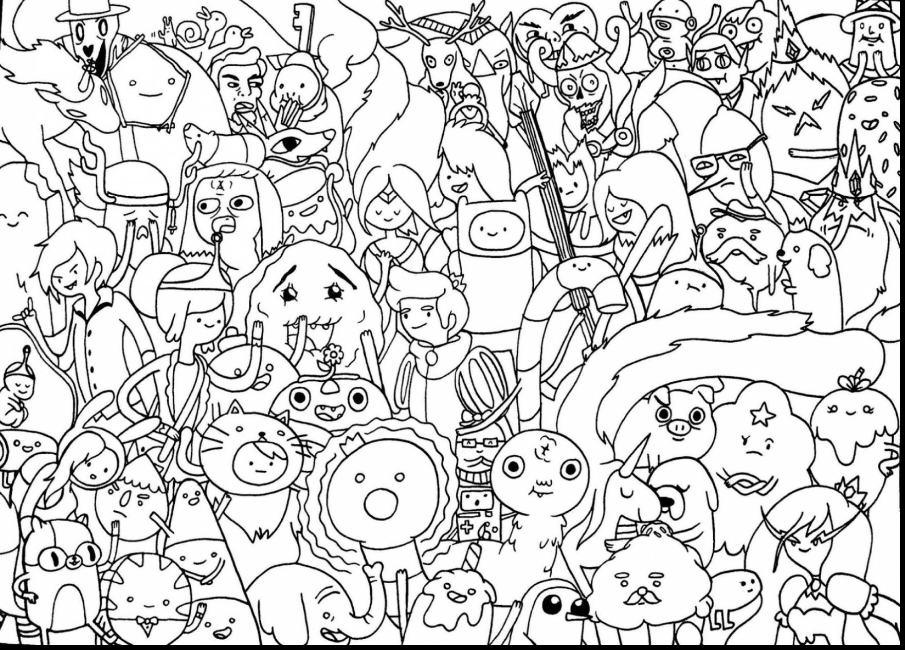 1760x1265 Excellent Adventure Time Coloring Pages With Awesome And Page