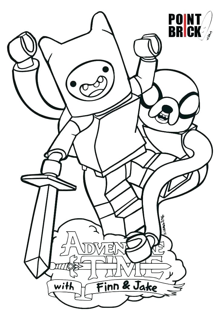 736x1040 Printable Adventure Time Coloring Pages
