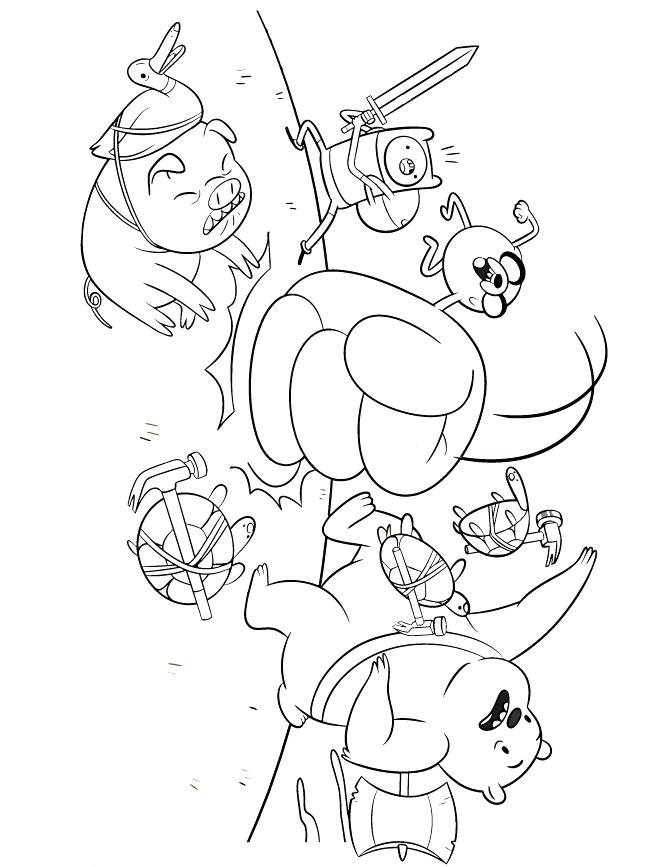 670x867 Adventure Time Coloring Pages Adventure Time Coloring Pages