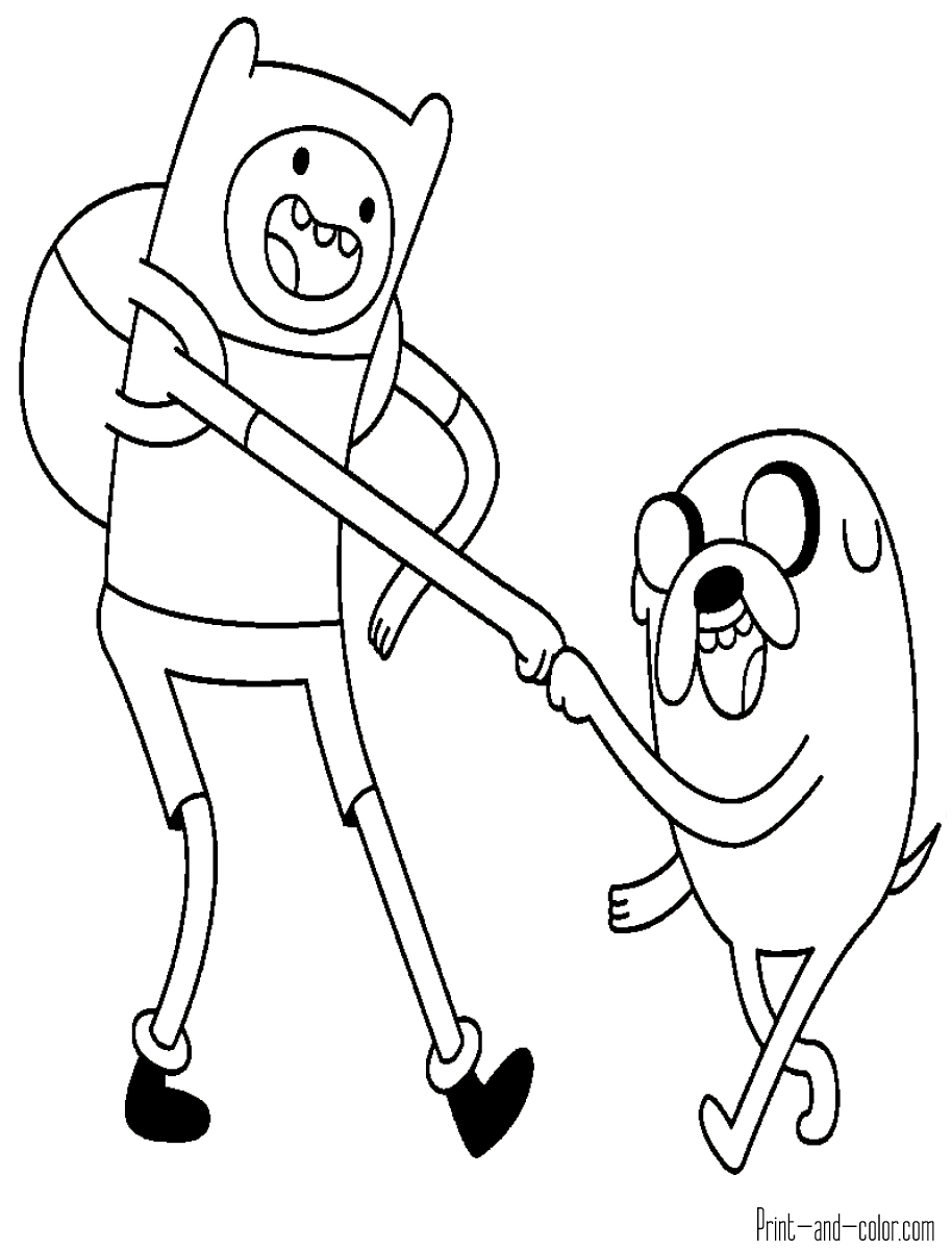 914x1200 Adventure Time Coloring Pages Print