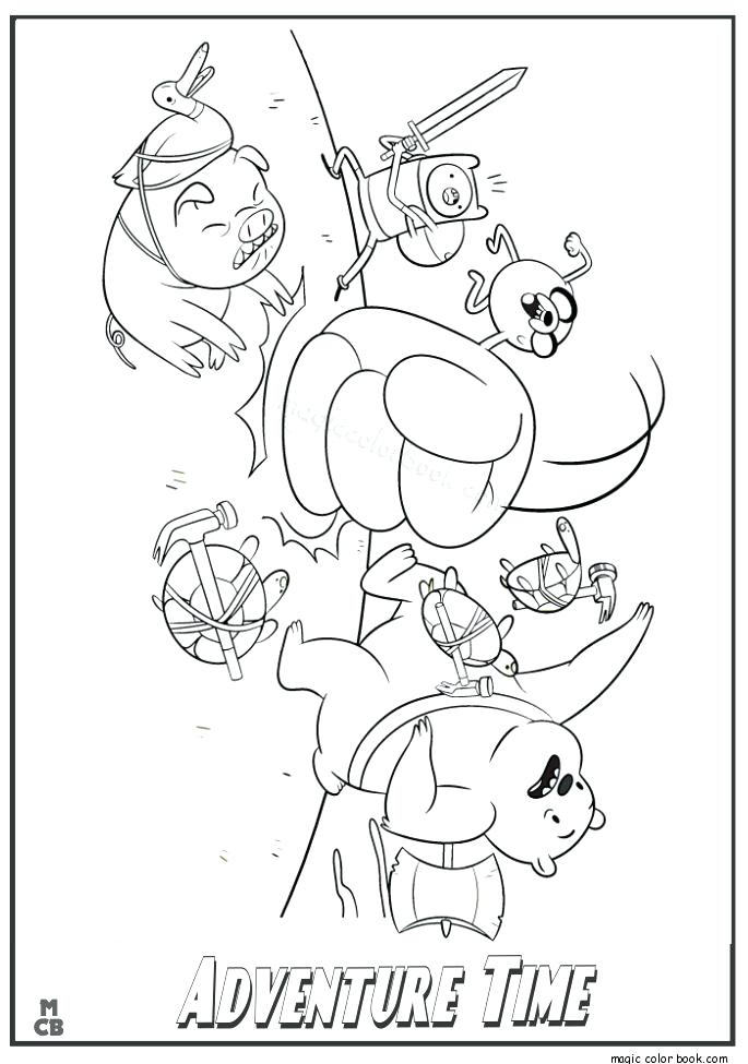685x975 Adventure Time Coloring Pages Online Adventure Time Printable