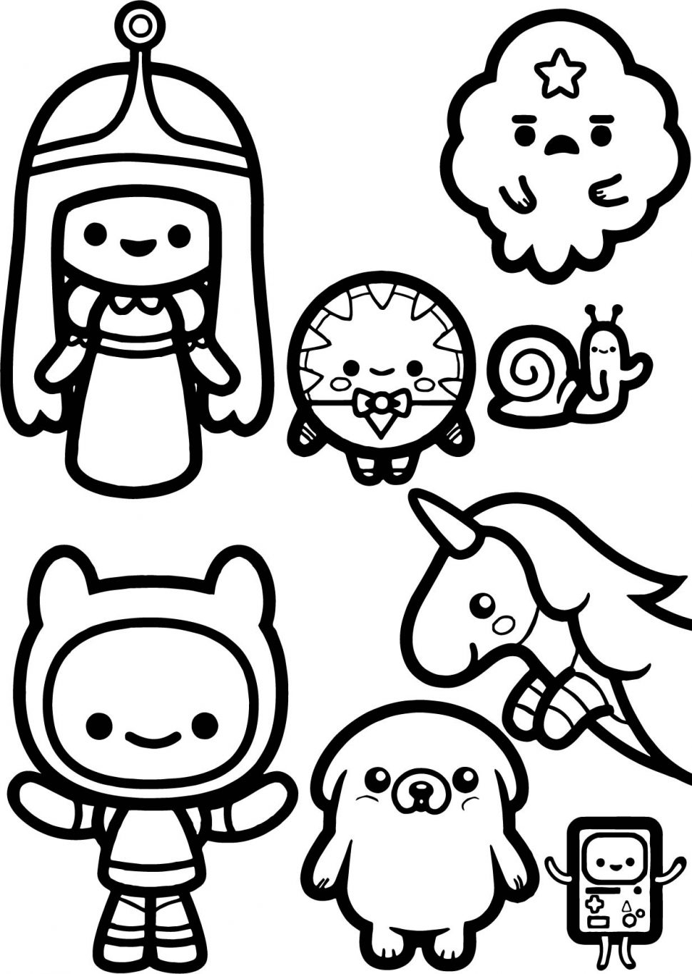 970x1364 Awesome Chibi Coloring Pages Coloringsuite