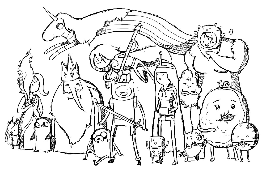 1110x720 Growth Adventure Time With Finn And Jake Color