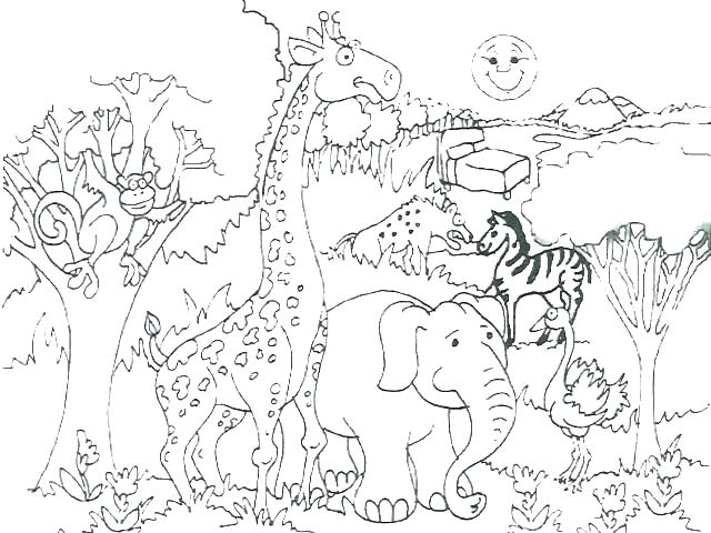 640x480 Africa Map Coloring Pages Coloring Pages Map Coloring Page N
