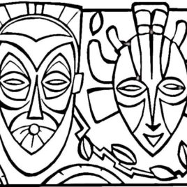 African Art Coloring Pages