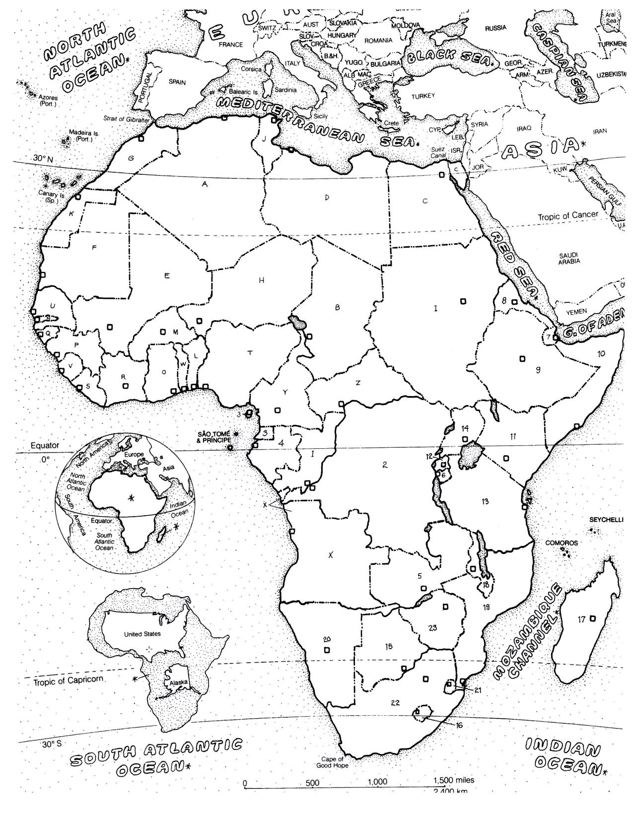 1275x1650 Free Coloring Page Coloring Adult Africa Map Map
