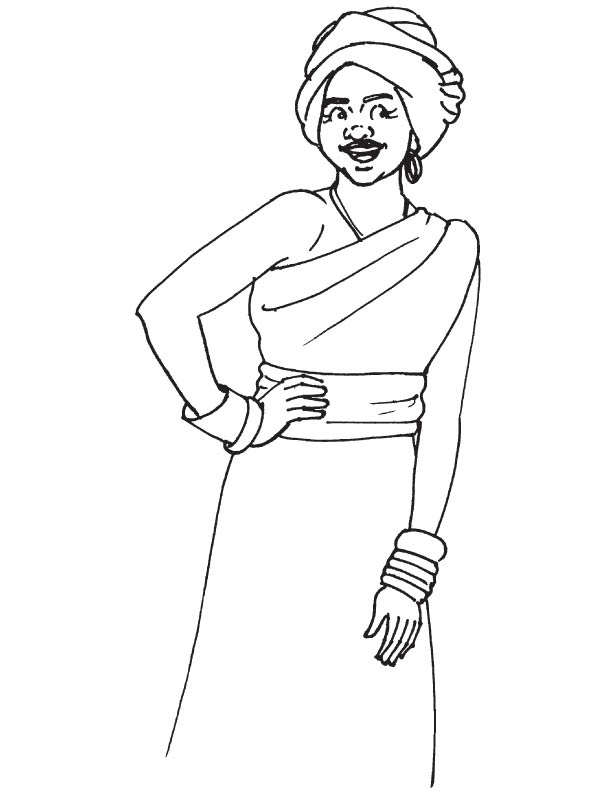 612x792 African Culture Coloring Pages Color Bros