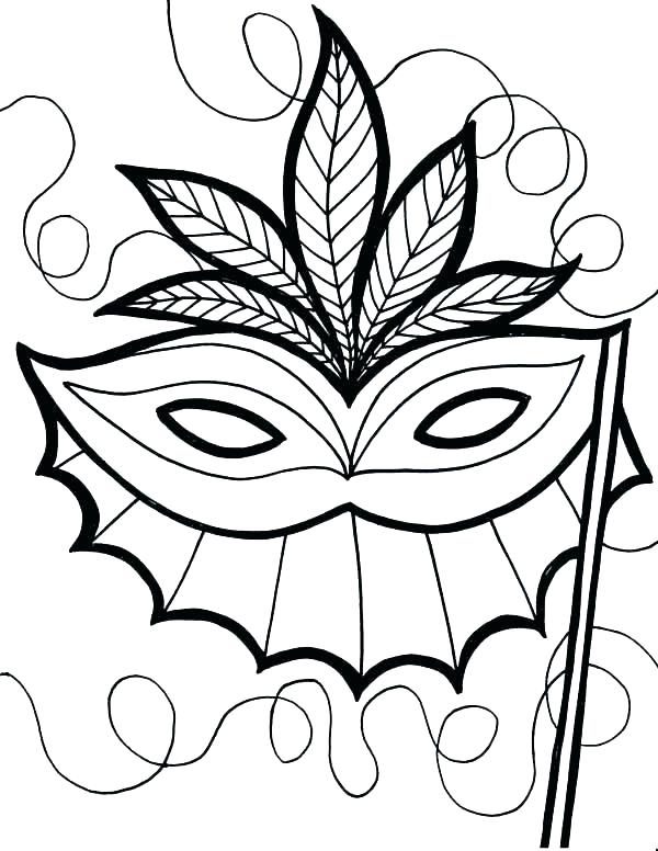 600x776 African Mask Coloring Pages Masks Coloring Pages Mask Coloring