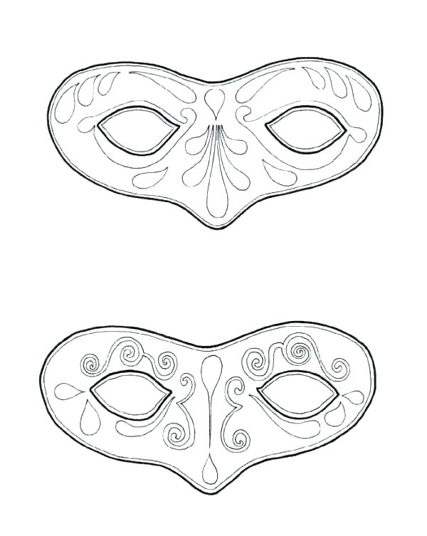 African Mask Coloring Page at GetDrawings | Free download