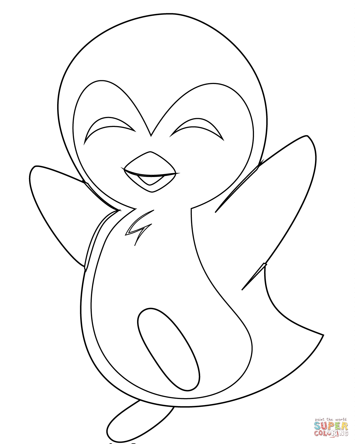 1199x1500 Unique Cute Coloring Pages Of Baby Penguins Design Free Coloring