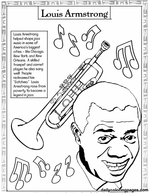 617x800 Black History Month Coloring Pages