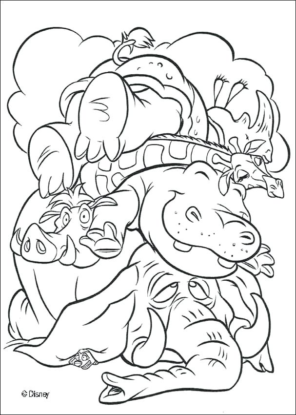 607x850 Safari Animals Coloring Pages Safari Animal Coloring Pages Free