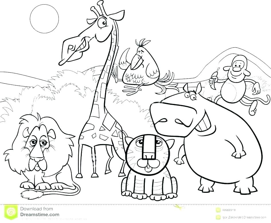 945x777 Safari Coloring Page Safari Coloring Page Safari Hat Coloring Page