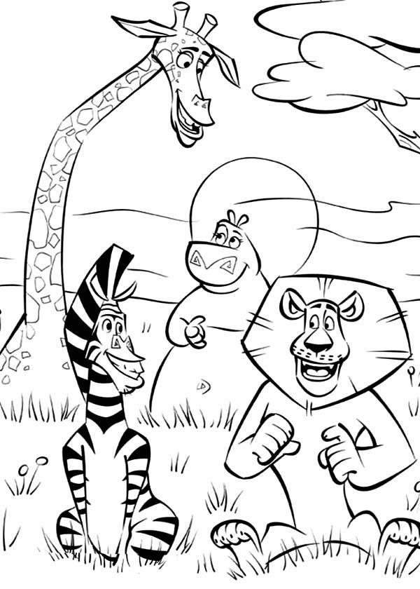 600x840 Coloring Page Of The African Savanna Coloring Pages