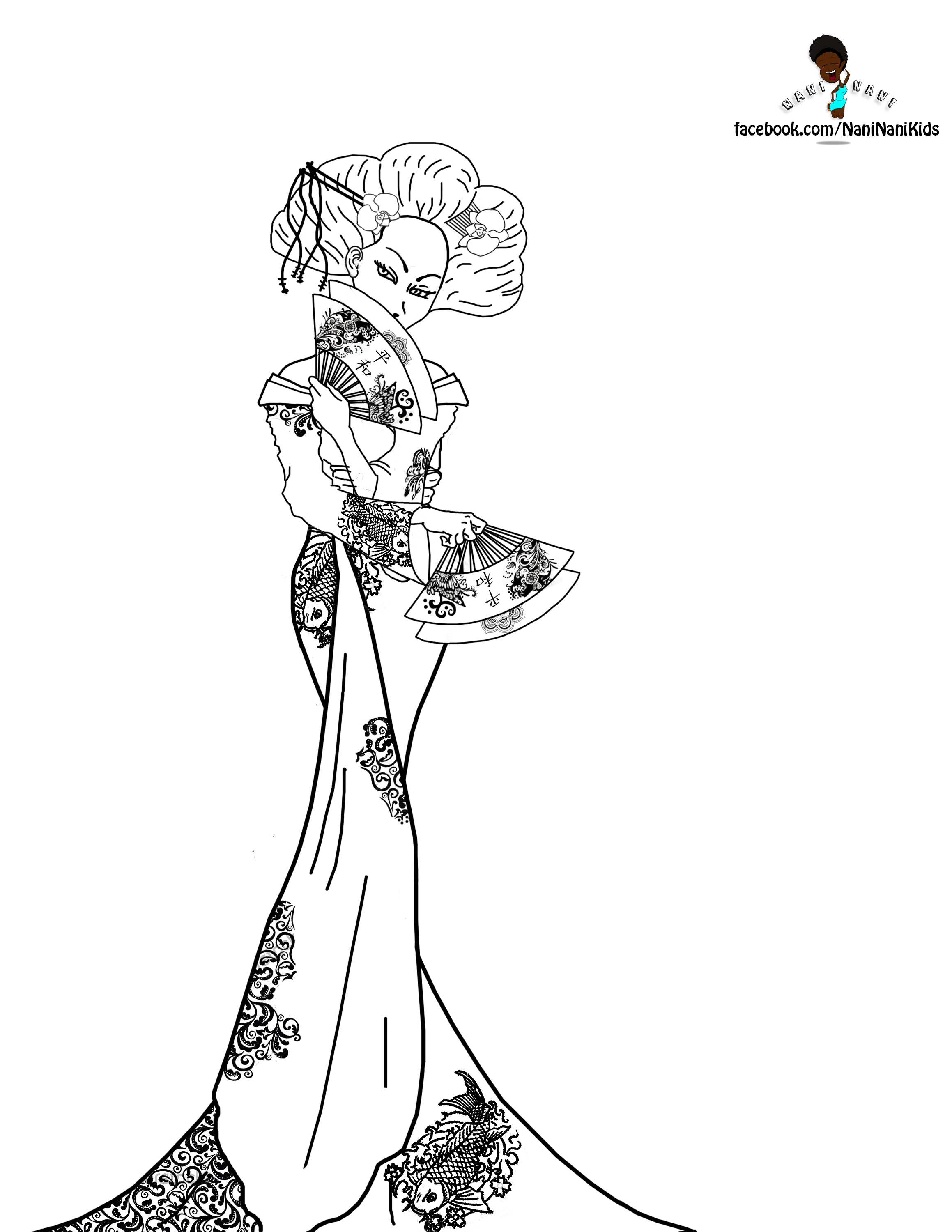 2318x3000 Coloring Sheets Nani Nani Kids