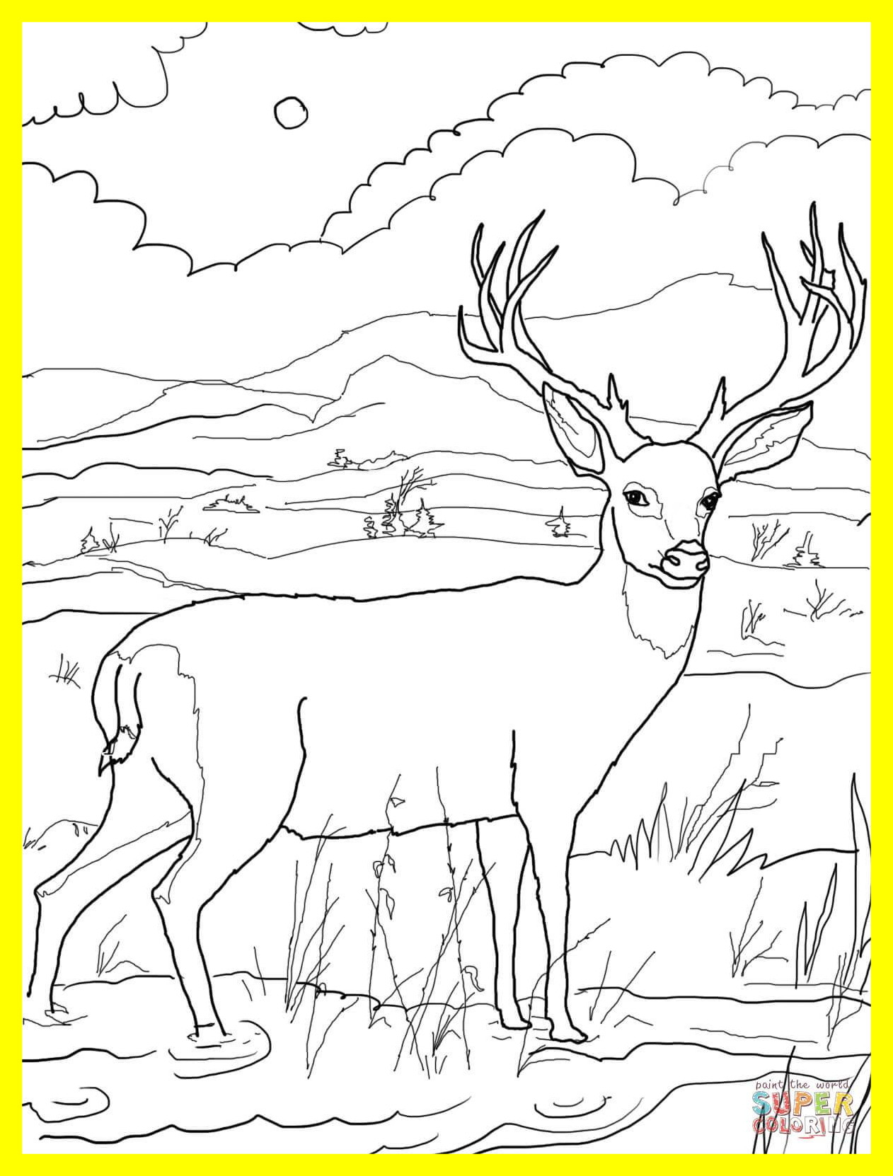 1262x1662 Marvelous African Wild Dog Coloring Page Printable Image For Pig