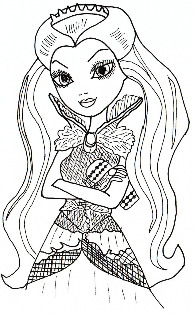 634x1024 Ever After High Coloring Pages To Download And Print For Free