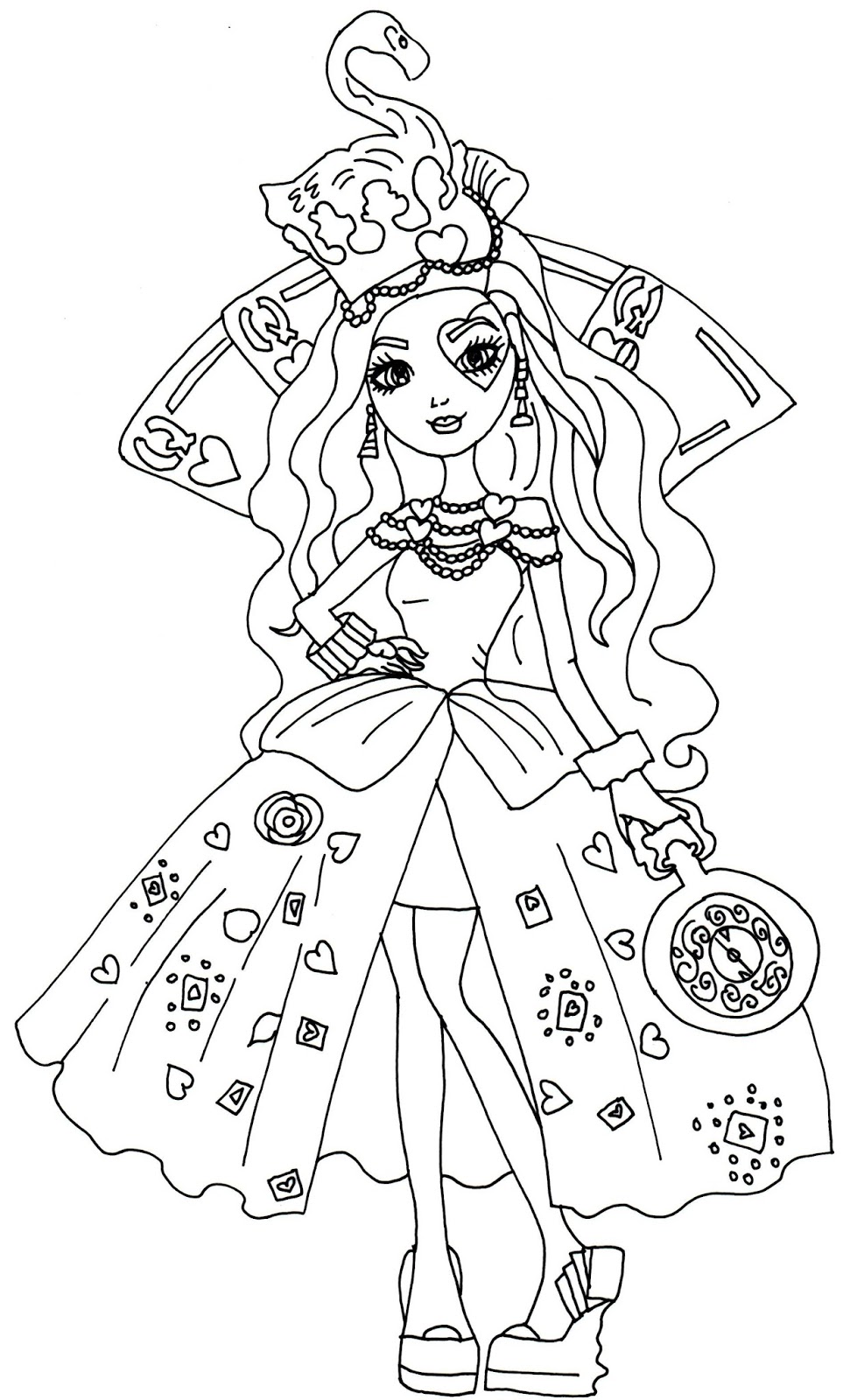 971x1600 Ever After High Coloring Pages