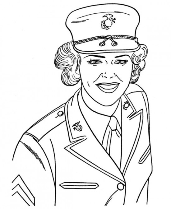 550x672 Army, Navy, Air Force, Marines Coloring Pages Picture G I