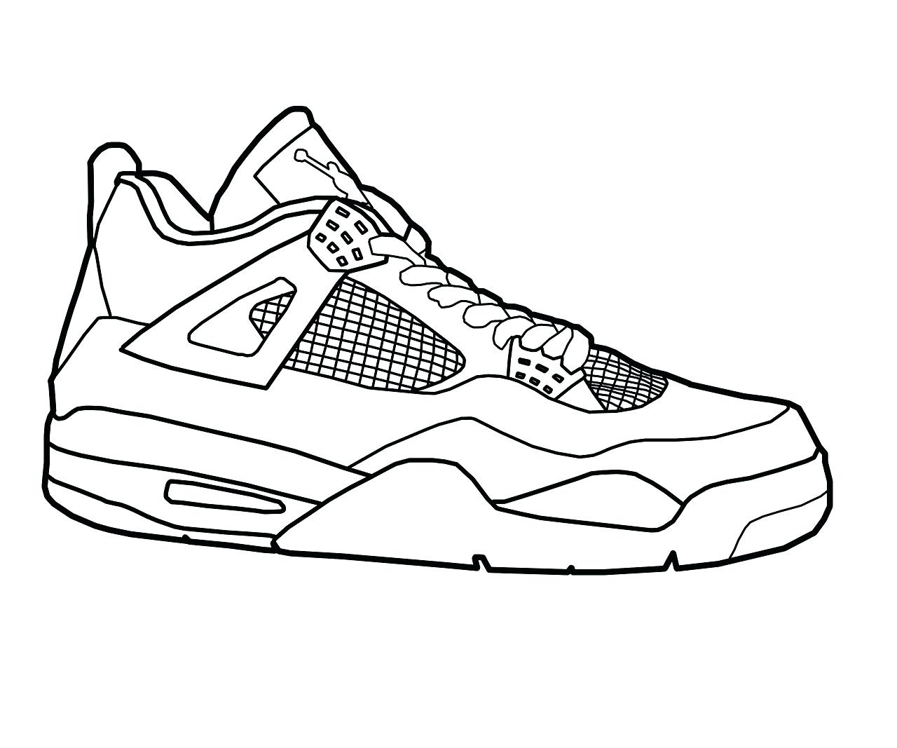 1280x1067 Jordans Coloring Pages