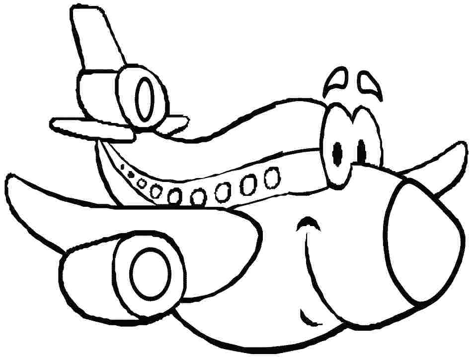 950x724 Plane Coloring Pages Transportation Coloring Transportation