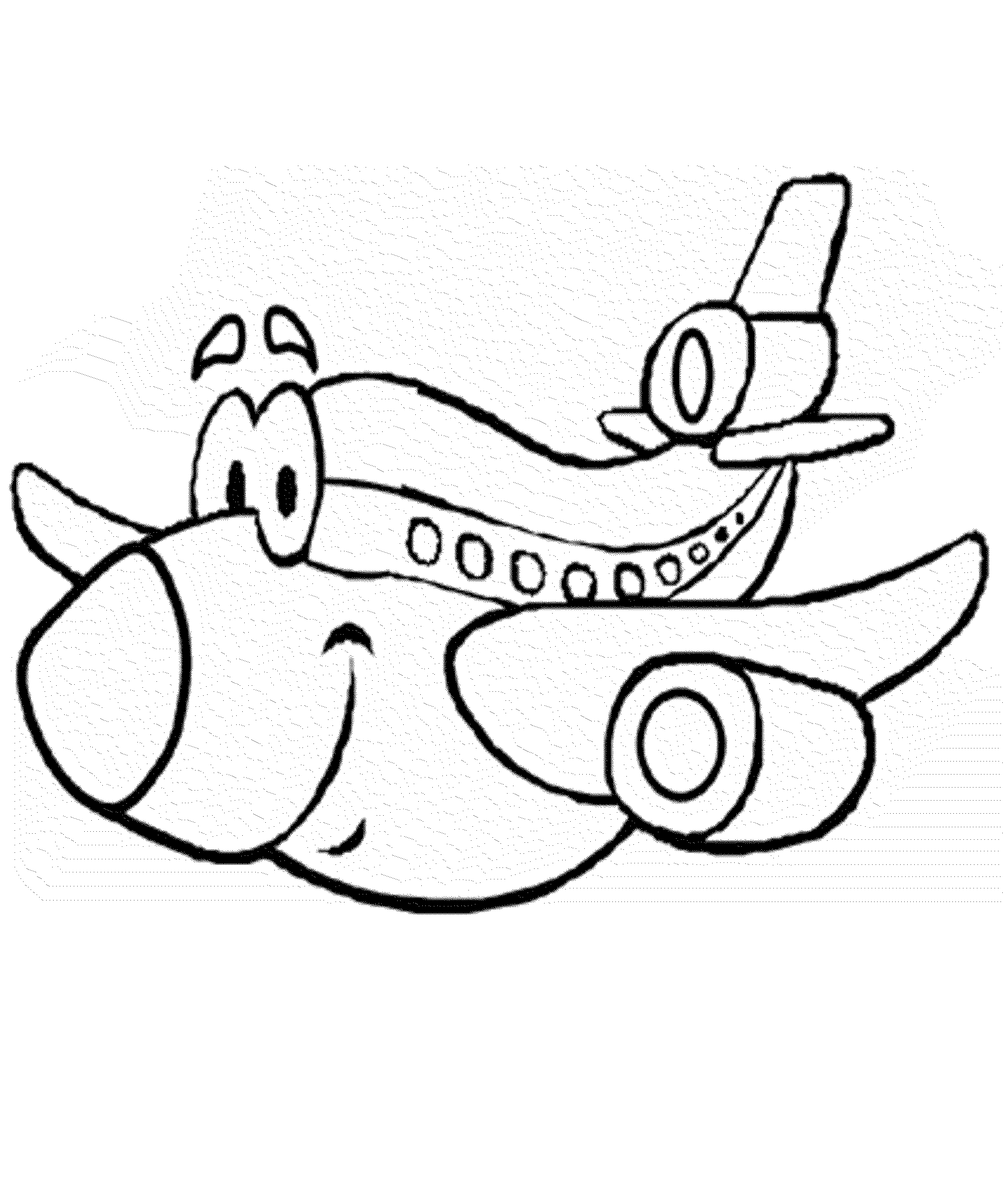 2000x2400 Airplane Coloring Pages For Toddlers