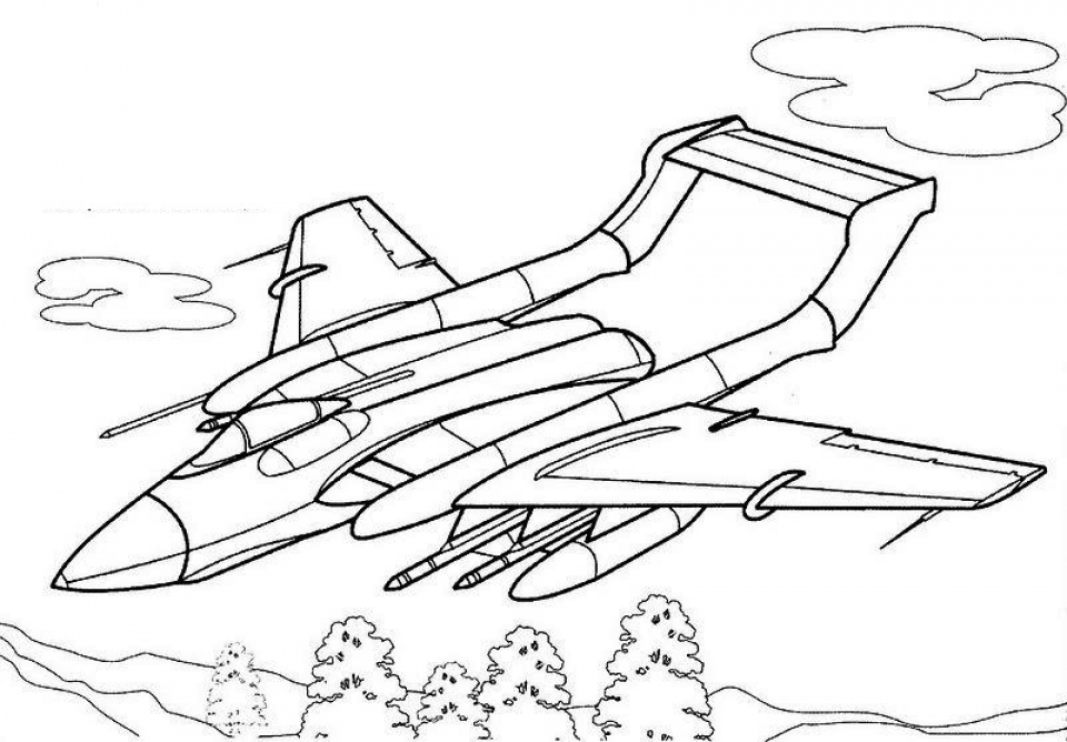 960x668 Get This Airplane Coloring Pages For Adults !
