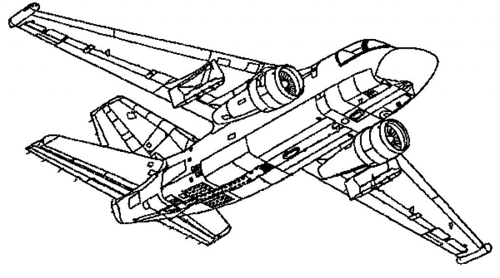 1024x571 Jet Fighter Coloring Pages Jet Coloring Page