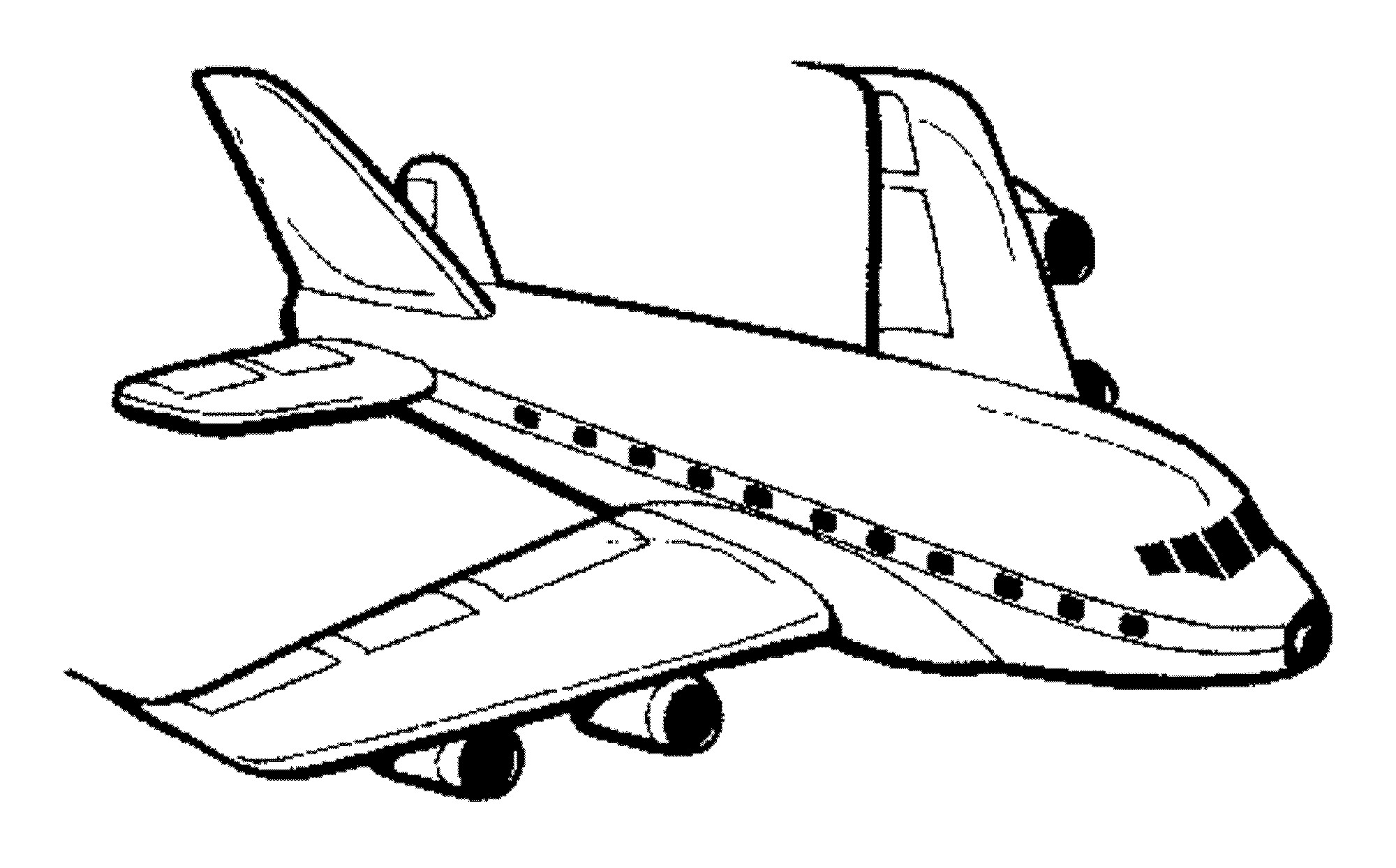 2000x1244 Airplane Coloring Pages For Preschool Acpra