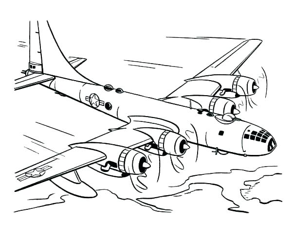 600x490 Plane Coloring Page Coloring Page Airplane Airplane Coloring Pages