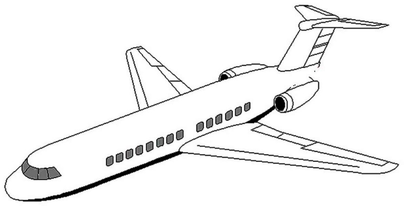800x409 Airplane Coloring Book For Kids Download Airplane Coloring Page