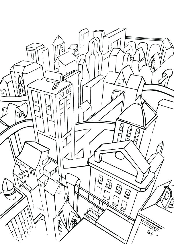 607x850 Lego City Coloring Page Coloring Pages Printable Harry Potter