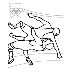 230x230 Top Wrestling Coloring Pages For Your Little One