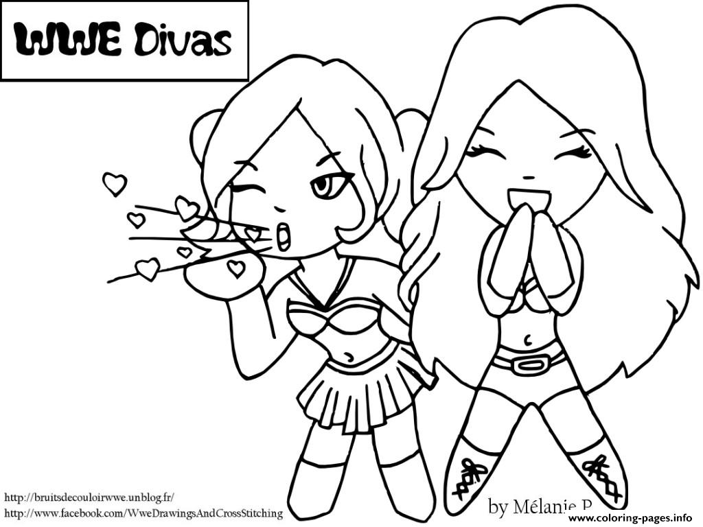 1024x768 Wwe Coloring Pages