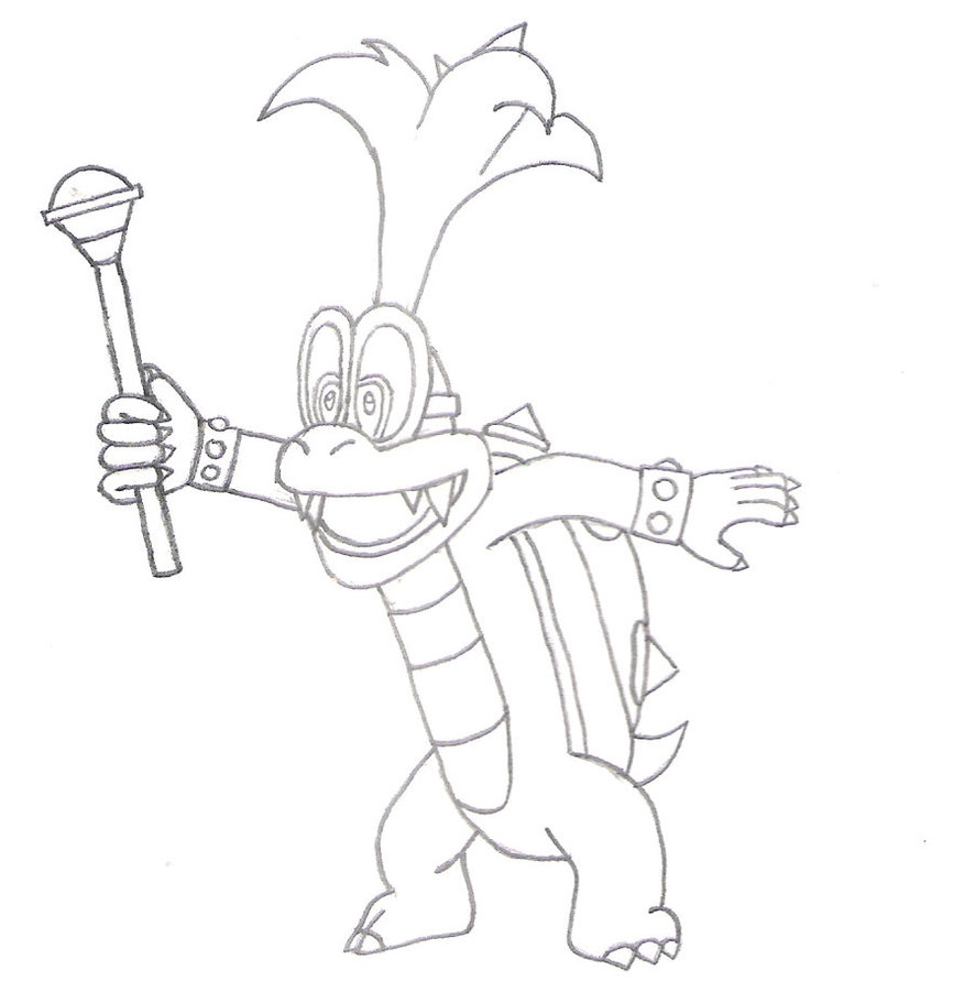 886x901 Iggy Koopa Coloring Pages Gallery Coloring For Kids