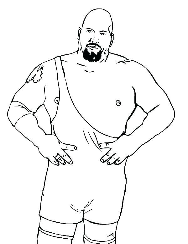 600x776 Wwe Coloring Page Unbelievable Coloring Pages Printable Roman
