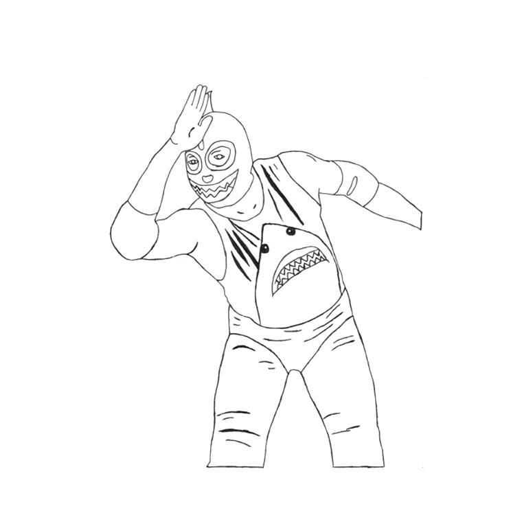 760x760 Wwe Coloring Pages