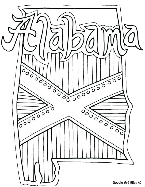 618x799 Alabama State Coloring Pages Best Images On Doodle Art Church